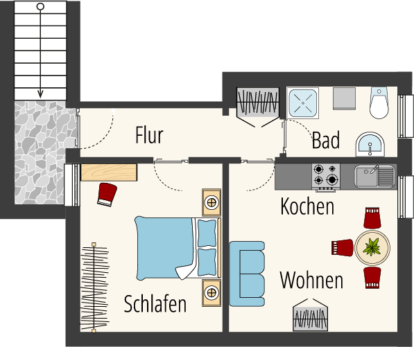 Ferienwohnung in Grafing bei München